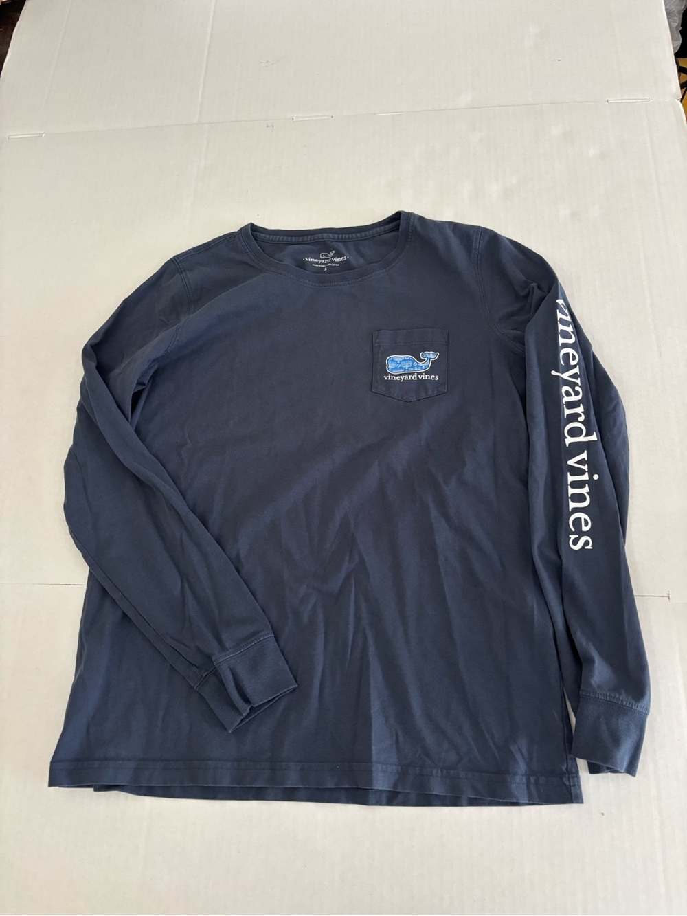 Vineyard Vines Women's Long Sleeve Hanukkah Whale Logo Graphic T-Shirt S